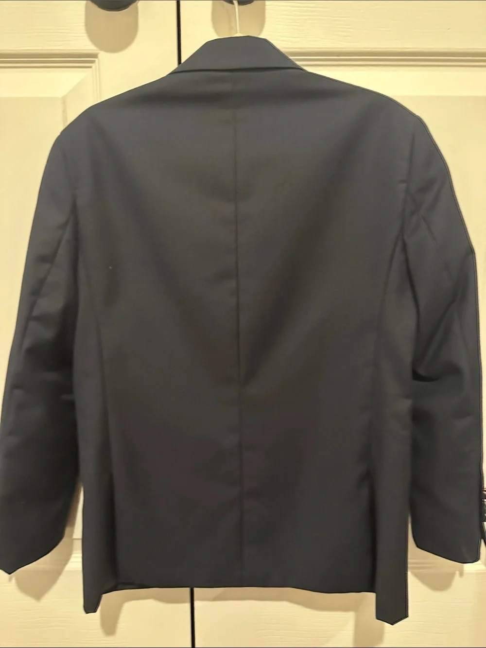Kids Navy Single-Button Blazer